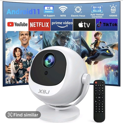 Xbj mini smart portable - 4k,