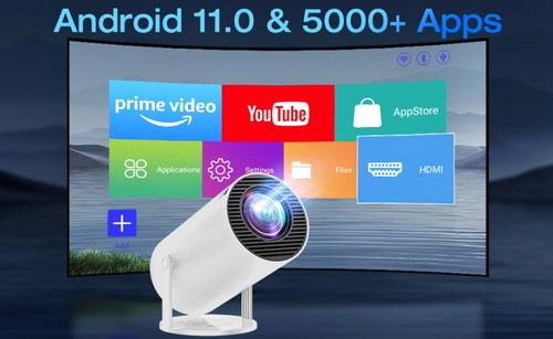 Black mini projector home - mini,