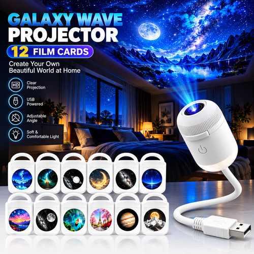 Portable led galaxy ocean - portable, 4k