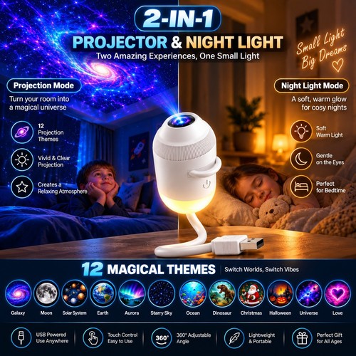 Portable led galaxy - led, ocean