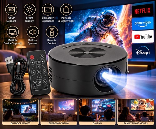 Mini projector home - projector,