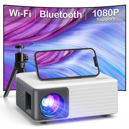 Mini projector wifi bluetooth - mini, projector,