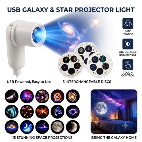 Galaxy star projector - 1,