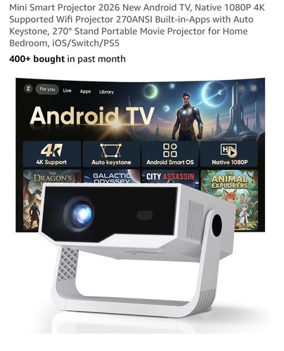 Mini smart projector 2026 - mini,