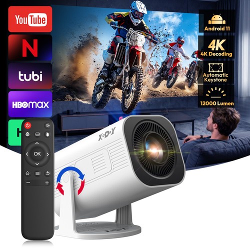 Xgody mini projector - 4k,