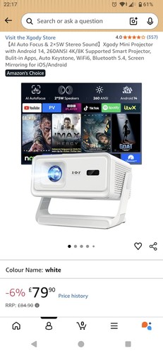 Xgody mini projector gimbal - xgody,