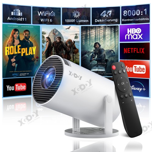 Xgody mini projector - mini, 4k